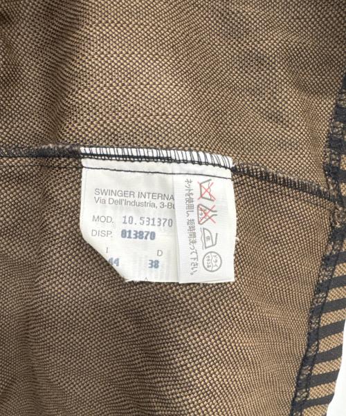 FENDI（フェンディ）FENDI (フェンディ) 長袖シャツ ブラウン×ブラック サイズ:44の古着・服飾アイテム