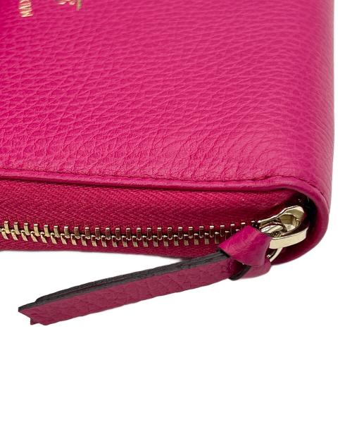 GUCCI（グッチ）GUCCI (グッチ) ラウンドジップウォレット ピンクの古着・服飾アイテム