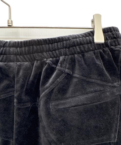 SUPREME（シュプリーム）SUPREME (シュプリーム) patchwork Velour short ブラック サイズ:Lの古着・服飾アイテム