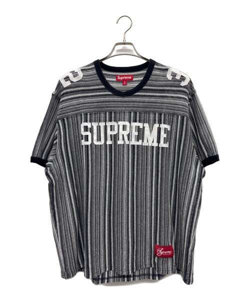 SUPREME（シュプリーム）SUPREME (シュプリーム) Open Knit Football Top グレー サイズ:XLの古着・服飾アイテム