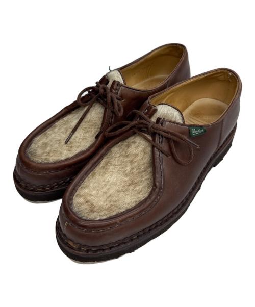 PARABOOT（パラブーツ）PARABOOT (パラブーツ) チロリアンシューズ ブラウン サイズ:26の古着・服飾アイテム