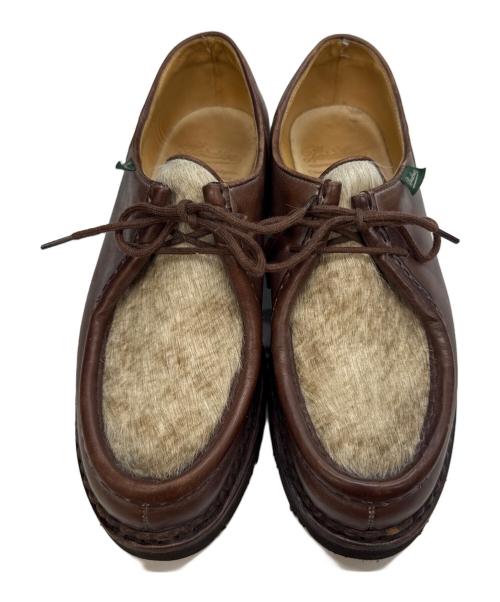PARABOOT（パラブーツ）PARABOOT (パラブーツ) チロリアンシューズ ブラウン サイズ:26の古着・服飾アイテム