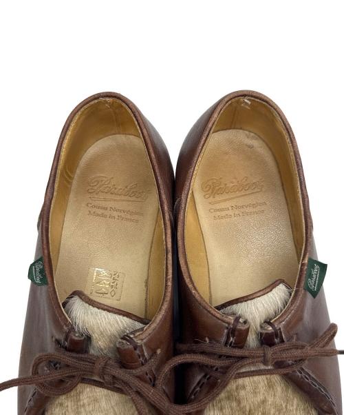 PARABOOT（パラブーツ）PARABOOT (パラブーツ) チロリアンシューズ ブラウン サイズ:26の古着・服飾アイテム