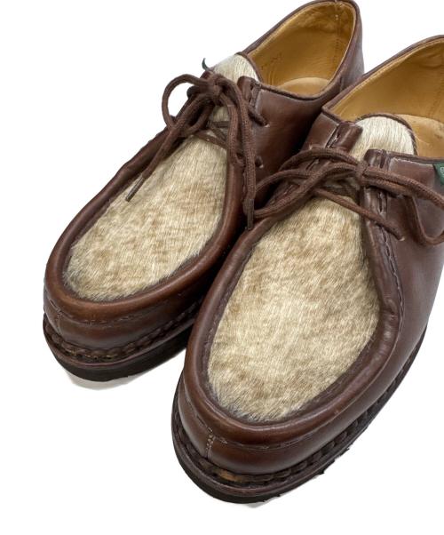 PARABOOT（パラブーツ）PARABOOT (パラブーツ) チロリアンシューズ ブラウン サイズ:26の古着・服飾アイテム