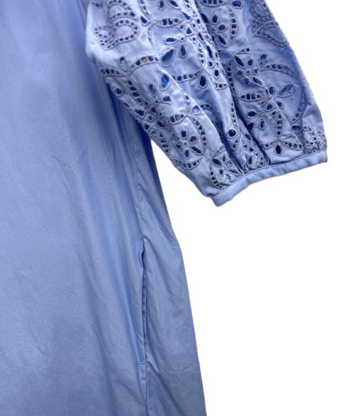 ticca（ティッカ）TICCA (ティッカ) 半袖ワンピース ブルー サイズ:FREEの古着・服飾アイテム