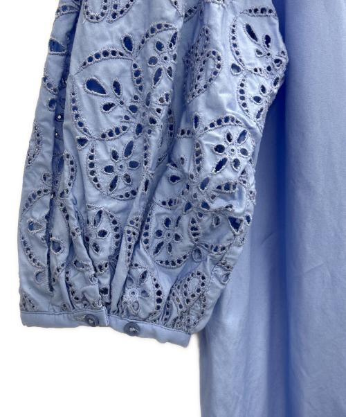 ticca（ティッカ）TICCA (ティッカ) 半袖ワンピース ブルー サイズ:FREEの古着・服飾アイテム