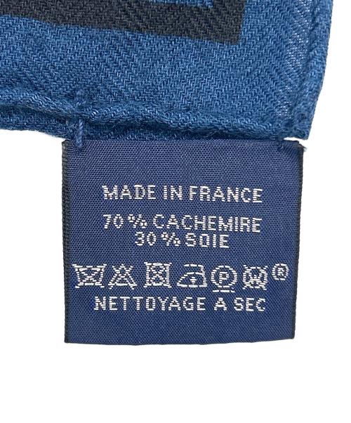 HERMES（エルメス）HERMES (エルメス) ショール カレジェアン ネイビー サイズ:140の古着・服飾アイテム