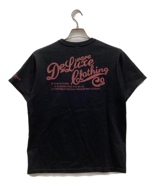 deluxe clothing（デラックスクロージング）deluxe clothing (デラックスクロージング) 半袖カットソー ブラック サイズ:Mの古着・服飾アイテム