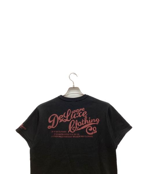 deluxe clothing（デラックスクロージング）deluxe clothing (デラックスクロージング) 半袖カットソー ブラック サイズ:Mの古着・服飾アイテム