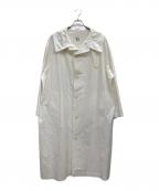 Y'sワイズ）の古着「ステンカラーコート」｜ホワイト