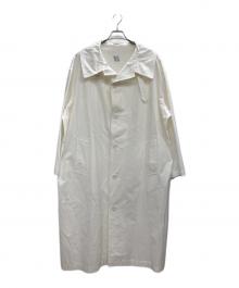 Y's（ワイズ）の古着「ステンカラーコート」｜ホワイト