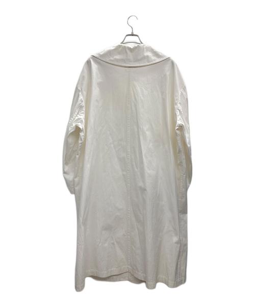 Y's（ワイズ）Y's (ワイズ) ステンカラーコート ホワイト サイズ:2の古着・服飾アイテム