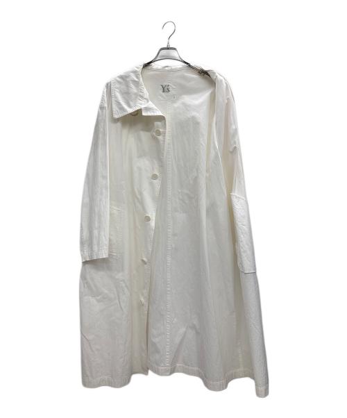 Y's（ワイズ）Y's (ワイズ) ステンカラーコート ホワイト サイズ:2の古着・服飾アイテム