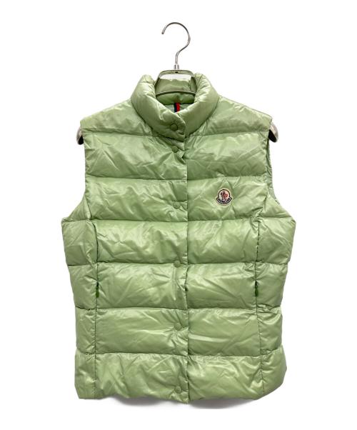 MONCLER（モンクレール）MONCLER (モンクレール) ダウンベスト ミントグリーン サイズ:1の古着・服飾アイテム