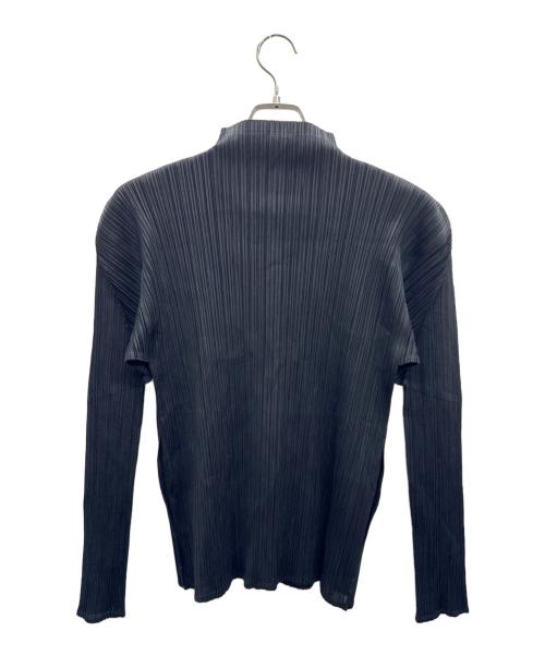 PLEATS PLEASE（プリーツプリーズ）PLEATS PLEASE (プリーツプリーズ) ジップジャケット ブラック サイズ:3の古着・服飾アイテム