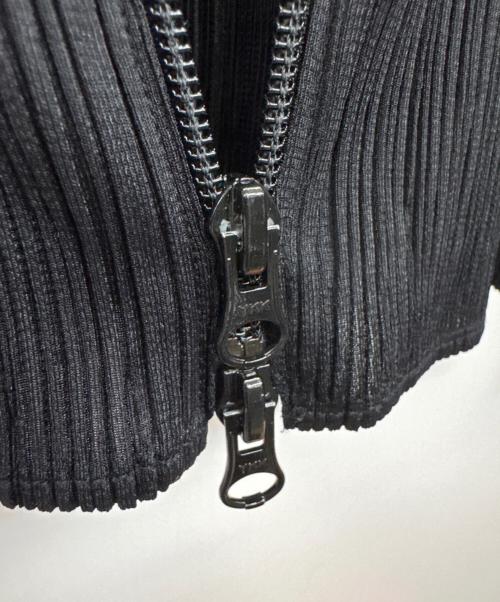 PLEATS PLEASE（プリーツプリーズ）PLEATS PLEASE (プリーツプリーズ) ジップジャケット ブラック サイズ:3の古着・服飾アイテム