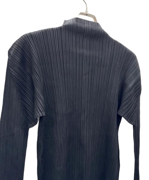 PLEATS PLEASE（プリーツプリーズ）PLEATS PLEASE (プリーツプリーズ) ジップジャケット ブラック サイズ:3の古着・服飾アイテム