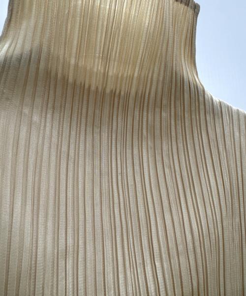 PLEATS PLEASE（プリーツプリーズ）PLEATS PLEASE (プリーツプリーズ) 長袖カットソー ベージュ サイズ:3の古着・服飾アイテム
