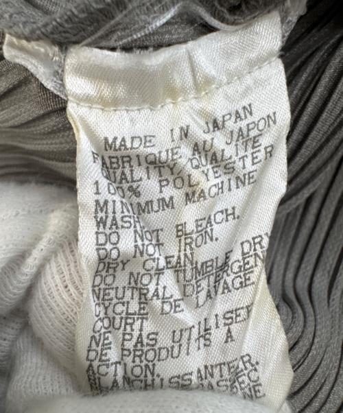 PLEATS PLEASE（プリーツプリーズ）PLEATS PLEASE (プリーツプリーズ) ノースリーブブラウス グレー サイズ:４の古着・服飾アイテム