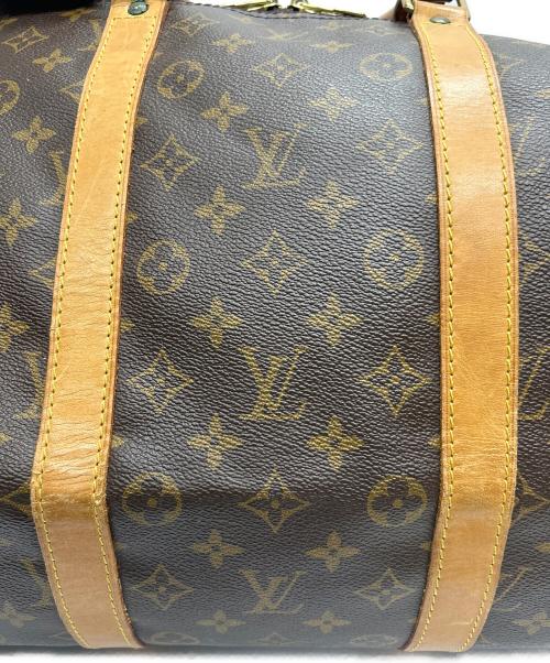 LOUIS VUITTON（ルイ ヴィトン）LOUIS VUITTON (ルイ ヴィトン) ボストンバッグ キーポル・バンドリエール55 ブラウンの古着・服飾アイテム