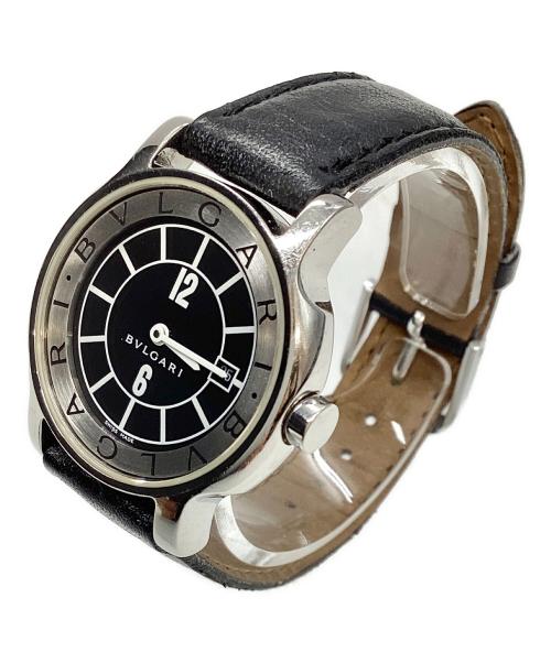 BVLGARI（ブルガリ）BVLGARI (ブルガリ) ソロテンポ ブラック×シルバーの古着・服飾アイテム