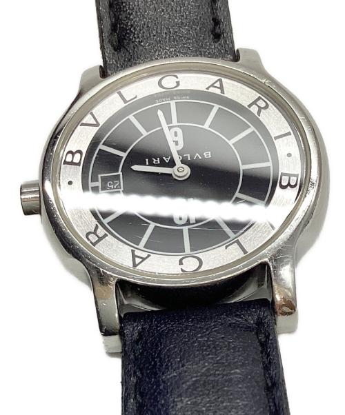 BVLGARI（ブルガリ）BVLGARI (ブルガリ) ソロテンポ ブラック×シルバーの古着・服飾アイテム