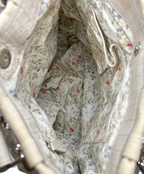 CELINE（セリーヌ）CELINE (セリーヌ) デニムトートバッグ ベージュ×インディゴの古着・服飾アイテム