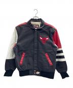 JEFF HAMILTONジェフハミルトン）の古着「スタジャン」｜レッド×ブラック