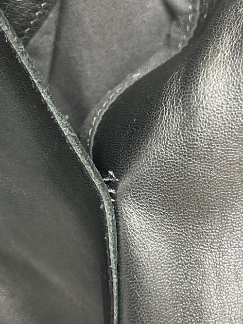 Donna Karan（ダナキャラン）Donna Karan (ダナキャラン) レザーコート ブラック サイズ:4の古着・服飾アイテム