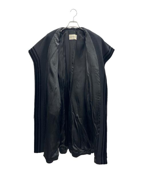 EMPORIO ARMANI（エンポリオアルマーニ）EMPORIO ARMANI (エンポリオアルマーニ) OSウールロングコート ブラック サイズ:38の古着・服飾アイテム