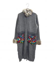 OLLEBOREBLA（アルベロベロ）の古着「ニットコート」｜グレー