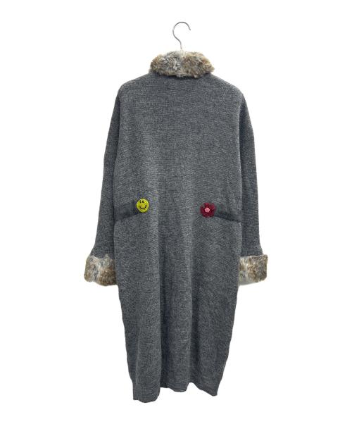 OLLEBOREBLA（アルベロベロ）OLLEBOREBLA (アルベロベロ) ニットコート グレー サイズ:　の古着・服飾アイテム