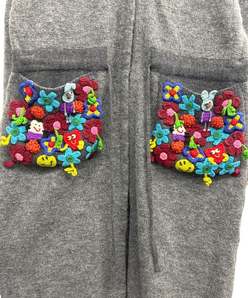 OLLEBOREBLA（アルベロベロ）OLLEBOREBLA (アルベロベロ) ニットコート グレー サイズ:　の古着・服飾アイテム