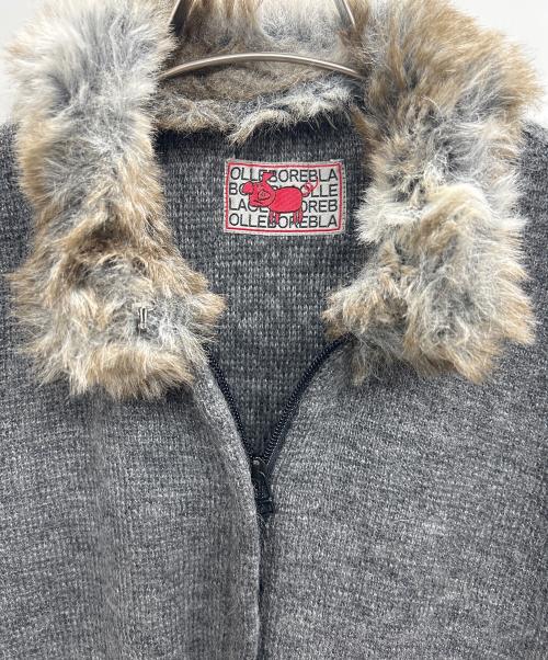 OLLEBOREBLA（アルベロベロ）OLLEBOREBLA (アルベロベロ) ニットコート グレー サイズ:　の古着・服飾アイテム
