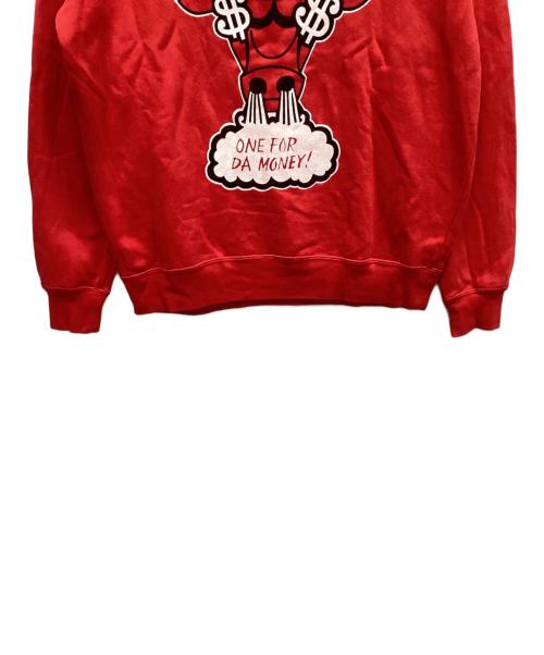 CHICAGO BEEFS（シカゴ ビーフス）CHICAGO BEEFS (シカゴ ビーフス) クルーネックスウェット レッド サイズ:表記なしの古着・服飾アイテム