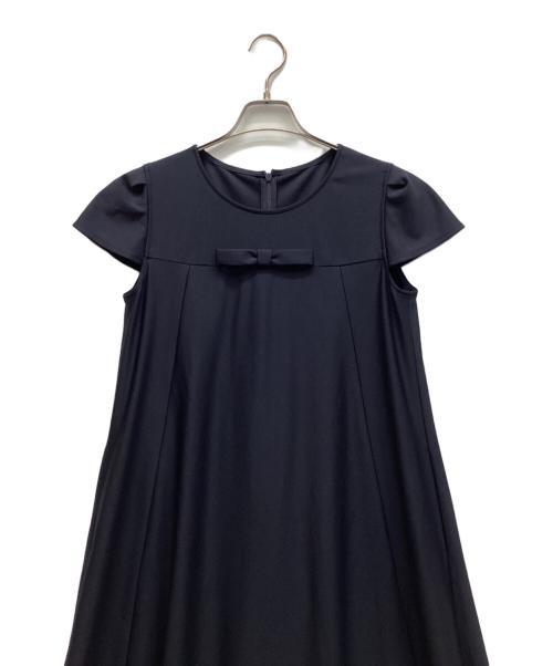 Rene basic（ルネベーシック）Rene basic (ルネベーシック) ノースリーブ・キャミソールワンピース ネイビー サイズ:36の古着・服飾アイテム