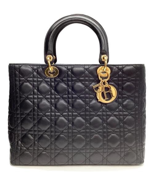 Christian Dior（クリスチャン ディオール）Christian Dior (クリスチャン ディオール) レディディオール ハンドバッグ ブラックの古着・服飾アイテム