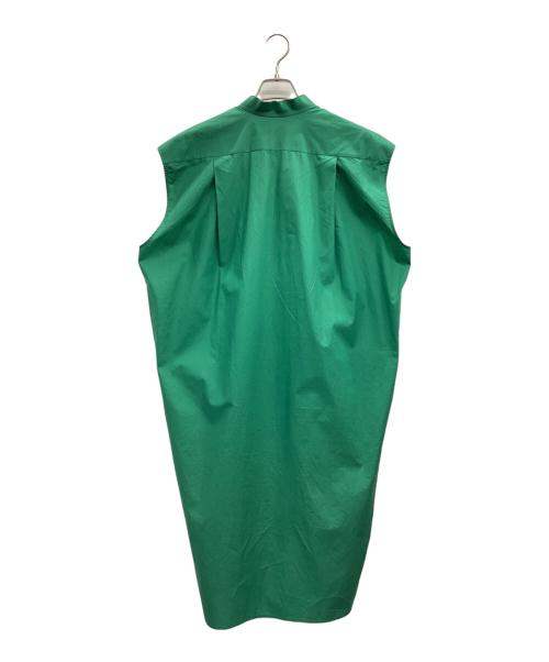BALENCIAGA（バレンシアガ）BALENCIAGA (バレンシアガ) ノースリーブワンピース グリーン サイズ:34の古着・服飾アイテム