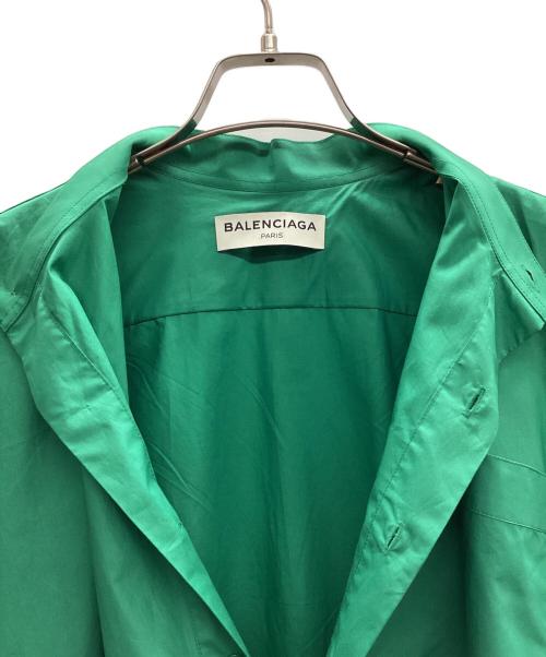 BALENCIAGA（バレンシアガ）BALENCIAGA (バレンシアガ) ノースリーブワンピース グリーン サイズ:34の古着・服飾アイテム