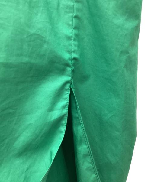 BALENCIAGA（バレンシアガ）BALENCIAGA (バレンシアガ) ノースリーブワンピース グリーン サイズ:34の古着・服飾アイテム