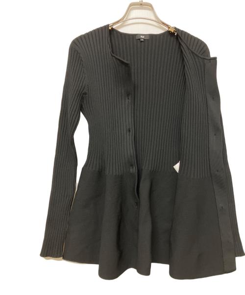 PLST（プラステ）PLST (プラステ) 薄手カーディガン ブラック サイズ:SIZE Mの古着・服飾アイテム