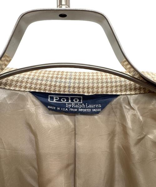 POLO RALPH LAUREN（ポロ・ラルフローレン）POLO RALPH LAUREN (ポロ・ラルフローレン) テーラードジャケット ベージュ サイズ:39の古着・服飾アイテム