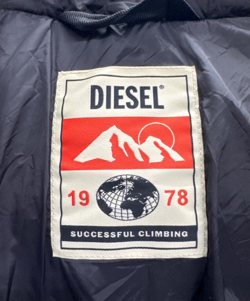 DIESEL（ディーゼル）DIESEL (ディーゼル) ダウンジャケット ブラック サイズ:Lの古着・服飾アイテム