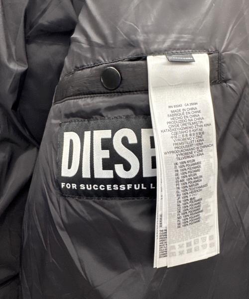 DIESEL（ディーゼル）DIESEL (ディーゼル) ダウンジャケット ブラック サイズ:Lの古着・服飾アイテム