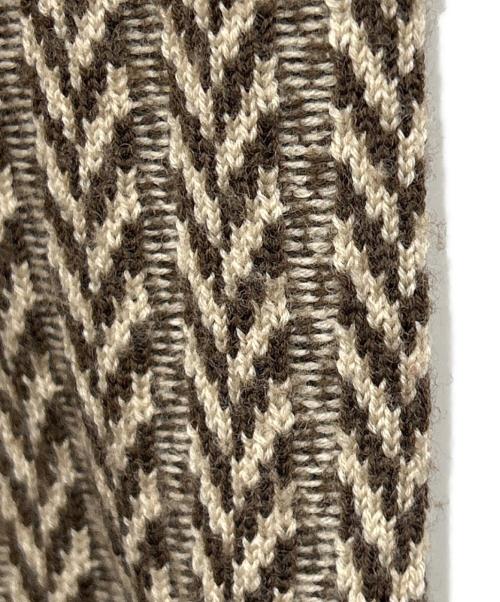 POLO RALPH LAUREN（ポロ・ラルフローレン）POLO RALPH LAUREN (ポロ・ラルフローレン) ニットセットアップ ベージュ×ブラウン サイズ:LGの古着・服飾アイテム