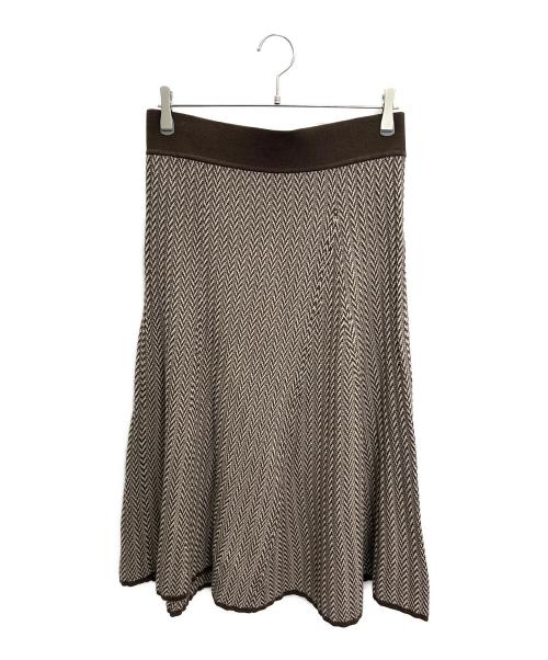 POLO RALPH LAUREN（ポロ・ラルフローレン）POLO RALPH LAUREN (ポロ・ラルフローレン) ニットセットアップ ベージュ×ブラウン サイズ:LGの古着・服飾アイテム