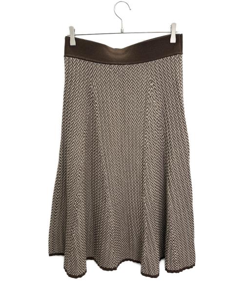 POLO RALPH LAUREN（ポロ・ラルフローレン）POLO RALPH LAUREN (ポロ・ラルフローレン) ニットセットアップ ベージュ×ブラウン サイズ:LGの古着・服飾アイテム