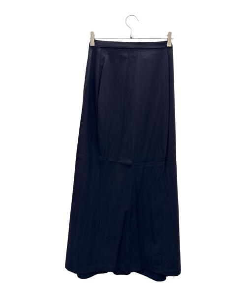 YOHJI YAMAMOTO（ヨウジヤマモト）YOHJI YAMAMOTO (ヨウジヤマモト) ウールギャバカーブ切替スカート ブラック サイズ:S 未使用品の古着・服飾アイテム