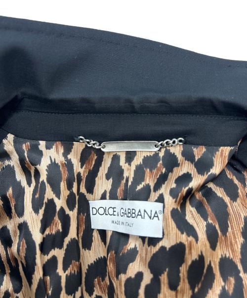 DOLCE & GABBANA（ドルチェ＆ガッバーナ）DOLCE & GABBANA (ドルチェ＆ガッバーナ) セットアップスーツ ブラック サイズ:42の古着・服飾アイテム