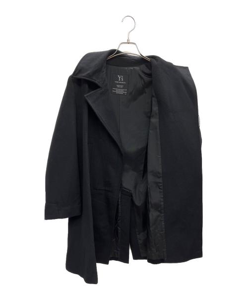 Y's（ワイズ）Y's (ワイズ) カシミヤ混コート ブラック サイズ:3の古着・服飾アイテム